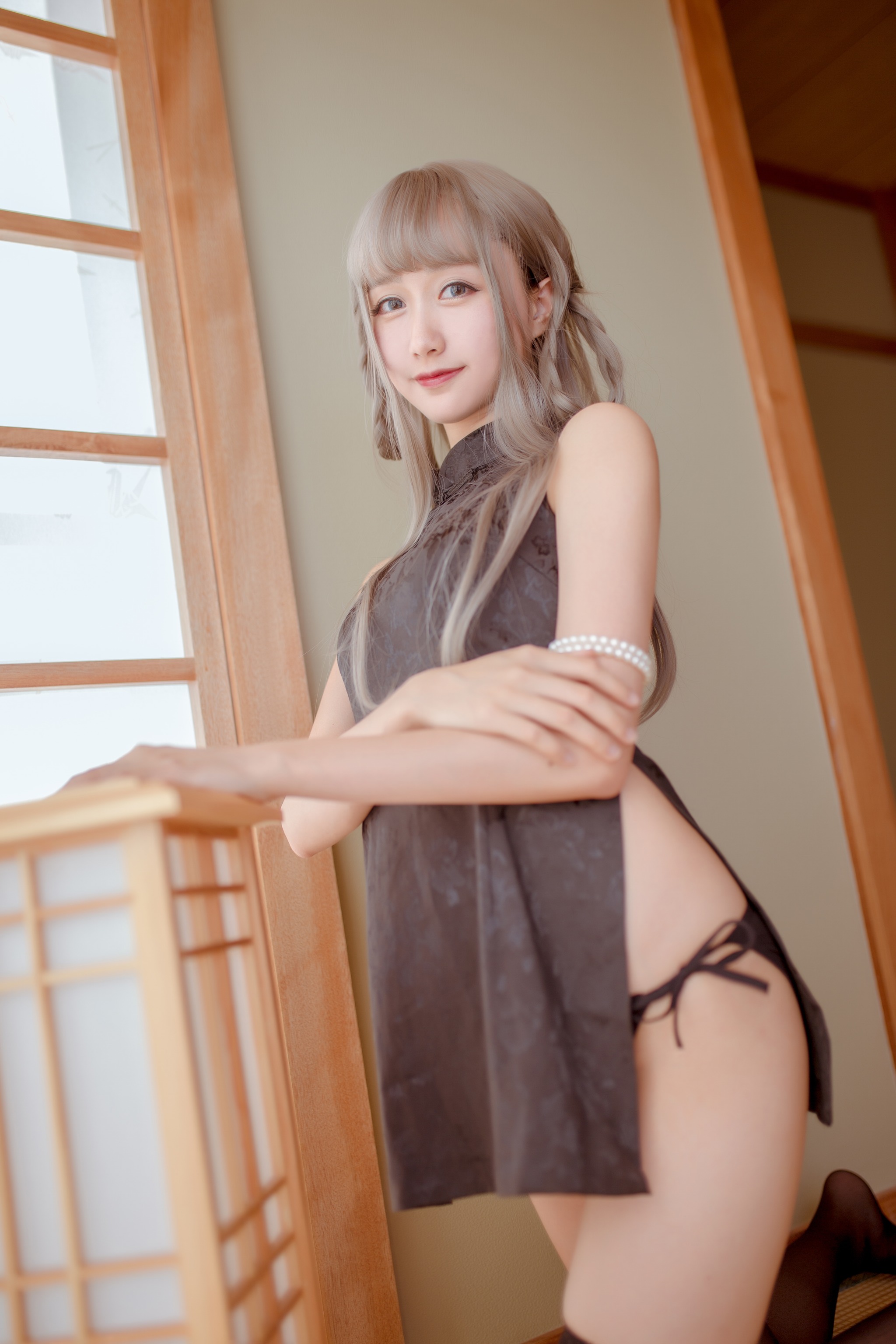 图片[1]-木棉棉 – NO.027 木绵绵OwO 小野妹子-魔女旗袍[24P]-XikXak